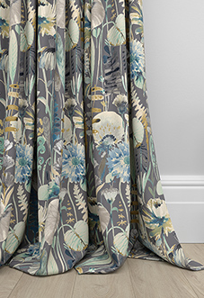 Zebedee, Teal - Made to Measure Curtains